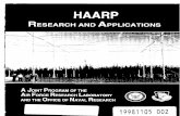 HAARPatmosphere and the solar terrestrial environment. Dis- turbances originating at the Sun spread through this chain via the solar wind and solar radiation. They ulti- mately influence
