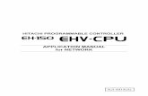 EHV-CPU APPLICATION MANUAL for NETWORK · EHV-CPU can configure various network systems depending on a combination of the communication port for CPU module and the communication module.