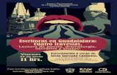 Escritoras en Guadalajara: Cuatro travesías.cdcb.udg.mx/sites/default/files/Cartel-Escritoras-GDL-3.pdf · 2018. 6. 25. · Lectura de poesía, dramaturgia, narrativa y ensayo. Viernes