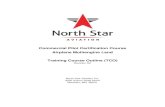 Commercial Pilot Certification Course Airplane Multiengine Land Training Course ... · 2019. 9. 10. · North Star Aviation, Inc. COMMERCIAL PILOT MULTIENGINE LAND—TRAINING COURSE