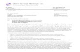 Glenn Springs Holdings, Inc. · 2020. 4. 30. · 290 Broadway, 20th Floor Buffalo, NY 14203-2999 . New York, NY 10007-1866 . Dear Ms. Kondrk and Mr ... Wastewater Discharge Permit