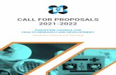 CALL FOR PROPOSALS 2021-2022...Diagnostic test/kits for non-communicable diseases Researches on development of kits/tools for malignant neoplasms (all sites), diabetes, cardiovascular