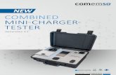 NEW COMBINED MINI-CHARGER- TESTER...to DIN 70121 (optional with ISO 15118) and CHAdeMO 1.1 (or lower) or optional AC, all with the aim to get the EVSE charging Fully automatic EV-Simulation