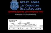 Operating Systems, Virtual Memory Introcs61c/su20/pdfs/lectures/... · 2021. 8. 28. · Operating System Applications (“Software”) Operating systems control how software applications