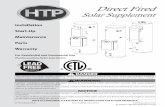 Direct Fired - HTPhtproducts.com/literature/lp-204.pdfDirect Fired Solar Supplement Installation Start-Up Maintenance Parts Warranty For Residential and Commercial Use Phoenix and