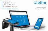 Instant JD Edwards - Steltix · Just add AIS & Orchestraons. Industry Leading ERP Solution 80+ standard modules Your system, conﬁguraon and security. Extend the world’s best ERP