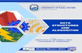 DATA STRUCTURES AND ALOGORITHM · UNIVERSITY OF RIZAL SYSTEM Province of Rizal Course Guide for DATA STRUCTURE AND ALGORITHMS BSIT Program 1st Semester, AY 2020 – 2021 Introduction