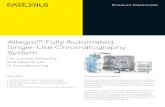 Allegro™ Fully Automated, Single-Use Chromatography System · The Allegro single-use chromatography system is a flexible system designed for pilot scale, clinical production batches