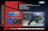 WELDING & CUT · ARC WELDING RECTIFIERS 300 / 400 / 600 Amps MIG MACHINES 300 / 400 / 600 Amps HIGH FREQUENCY WITH WATER COOLING UNIT International Award for Leader in Quality : 2005