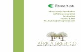 Africa GreenCo Introduction EAPIC September 2016 Ana Hajduka …€¦ · 01/09/2016  · or counter-guarantees shifts the creditworthiness issue to the sovereign level; ... 2013-2019.
