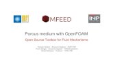 Porous medium with OpenFOAM...OpenFOAM(for "Open source Field Operation And Manipulation") is a C++toolbox for the development of customized numerical solvers, and pre-/post-processing