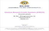 BLDE · 2021. 2. 17. · BLDE (Deemed to be University) Optometry 1 Vision: To be a leader in providing quality medical education, healthcare & to become an Institution of eminence