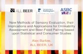 New Methods of Sensory Evaluation, their Implications and … · 2020. 4. 28. · New Methods of Sensory Evaluation, their Implications and Applications for Drinkability Assessment