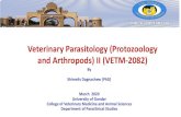 Veterinary Parasitology (Protozoology and Arthropods) II (VETM …ndl.ethernet.edu.et/bitstream/123456789/88674/1... · 2020. 5. 26. · Veterinary Parasitology (Protozoology Veterinary