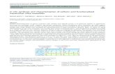 In situ synthesis and characterization of sulfonic acid ...