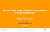 5G SAR and mmW Phase Array Antenna Design Challenges