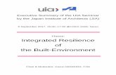 Theme: Integrated Resilience of the Built-Environment