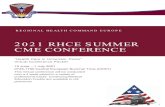 2021 RHCE SUMMER CME CONFERENCE - DHA J-7 CEPO