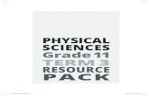 PHYSICAL SCIENCES Grade 11 TERM 3 RESOURCE PACK
