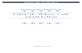 Constitutional Law Exam Notes - StudentVIP