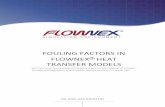 Fouling Factors in Flownex Heat Transfer Models