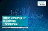 Health Monitoring for Distribution Transformers