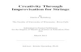 Creativity Through Improvisation for Strings
