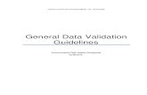FINAL GENERAL DATA VALIDATION GUIDELINES FEB2018
