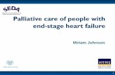 Palliative care of people with end-stage heart failure