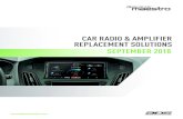 CAR RADIO & AMPLIFIER REPLACEMENT SOLUTIONS …