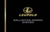 BALLISTICS AIMING SYSTEM - Leupold
