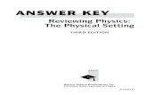 Reviewing Physics: The Physical Setting
