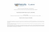 BLOCKCHAIN BILLS OF LADING - NUS Law