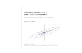 Mathematics 1 for Economics - WU