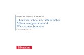 Hazardous Waste Management Procedures