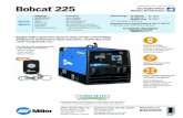 Bobcat Welder/AC Generator 225 Gas Engine-Driven