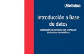 Introducción a Base de datos - udelistmo.instructure.com