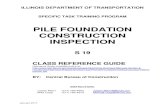 PILE FOUNDATION CONSTRUCTION INSPECTION