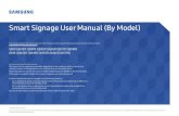 Smart Signage User Manual (By Model)
