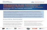 The journey to an autonomous transport system: identifying ...