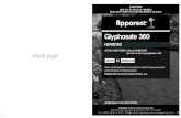 Glyphosate 360 - Apparent Ag