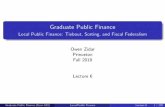 Graduate Public Finance - Princeton University