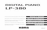LP-380 Owner's Manual - Kraft Music