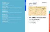 BALKANFORSCHUNG AN DER ÖAW - oeaw.ac.at