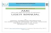 (Aircraft Maintenance Engineer) USER MANUAL