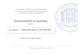 International accounting - UniBg