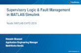 Supervisory Logic & Fault Management in MATLAB/Simulink