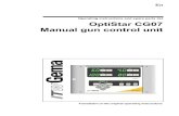 Operating instructions and spare parts list OptiStar CG07 ...