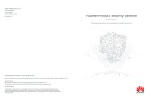 Huawei Product Security Baseline