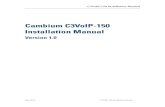Cambium C3VoIP-150 Installation Manual